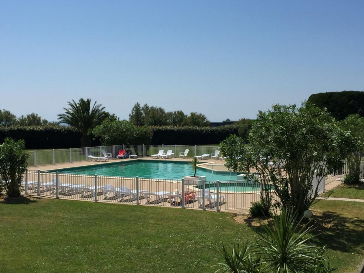 Apercu Mer: Bel Appartement Avec Piscine, Tennis Et Proche Plage - Fr-1-3-450 Bidart Exterior foto