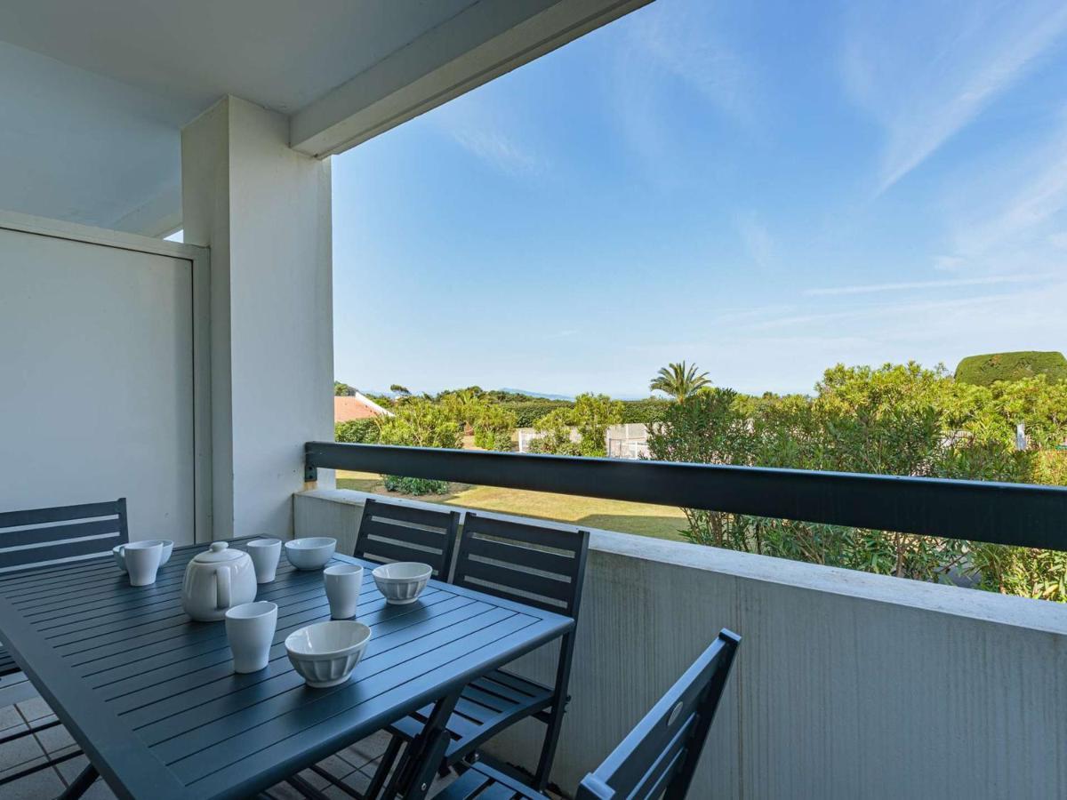 Apercu Mer: Bel Appartement Avec Piscine, Tennis Et Proche Plage - Fr-1-3-450 Bidart Exterior foto